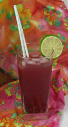 Pomegranate Chia Lime Refreshement Drink