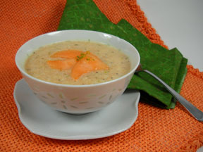 Cool Canteloupe Chia Soup