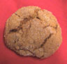 Ginger cookie close up photo
