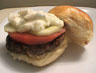 Greek chia burger w/toppings