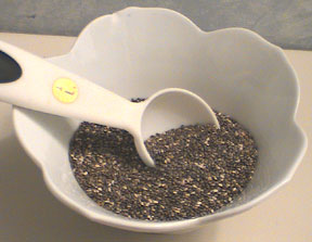 Bowl of Chia Seeds